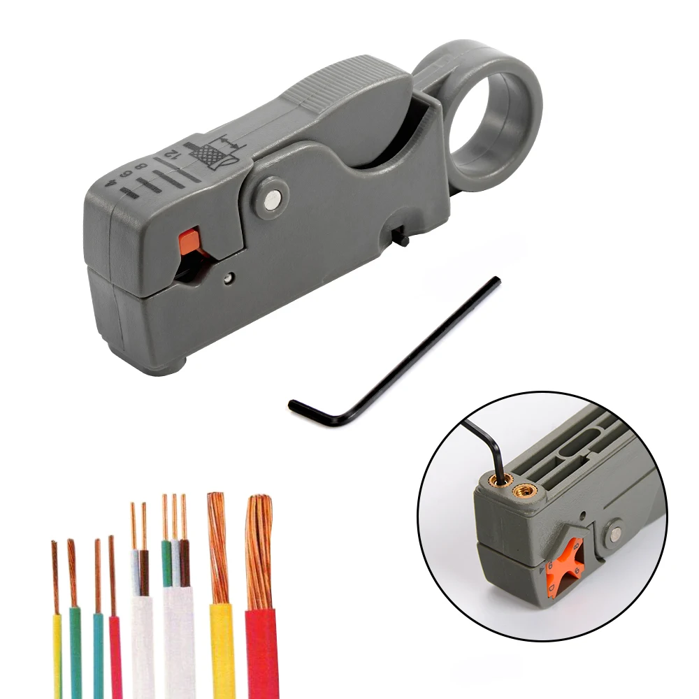 Automatic Wire Stripper Cutter - أداة تجريد الأسلاك الدوارة، كماشة قابلة