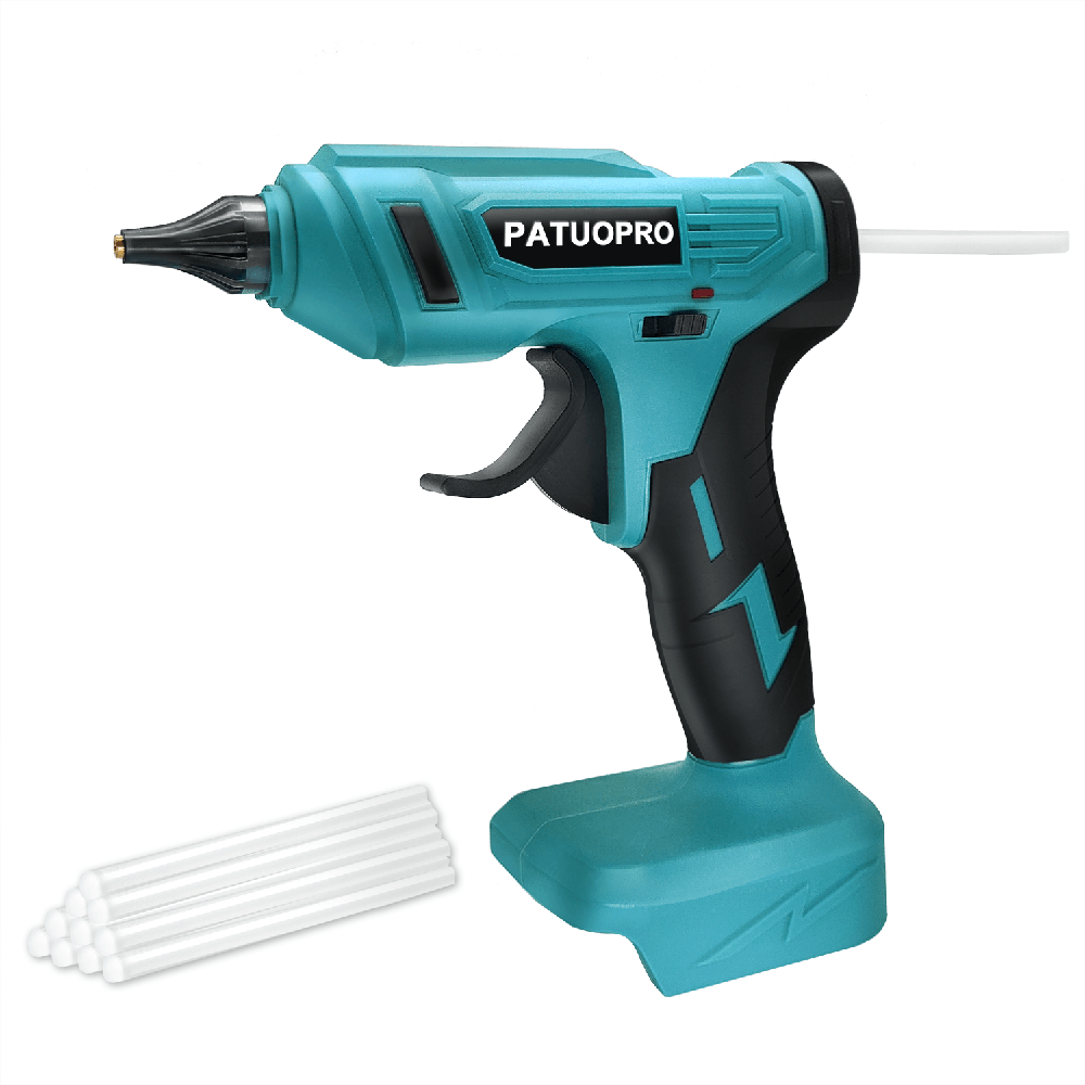 Hot Melt Glue Gun Cordless - مسدس غراء كهربائي لاسلكي من PATUOPRO