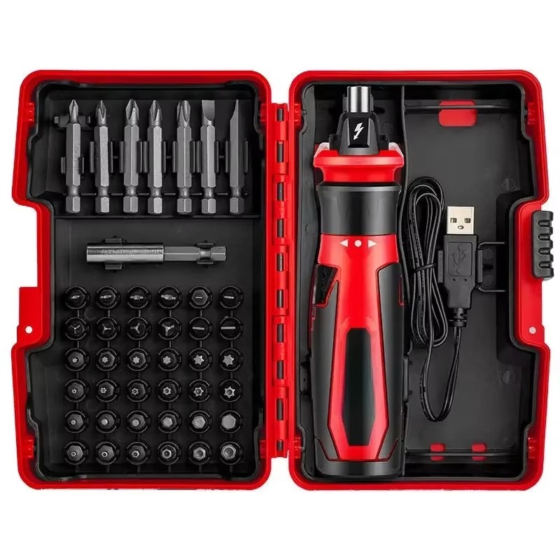 Electric Screwdriver Rechargeable Usb - مجموعة مفكات كهربائية صغيرة 4V، مفكات