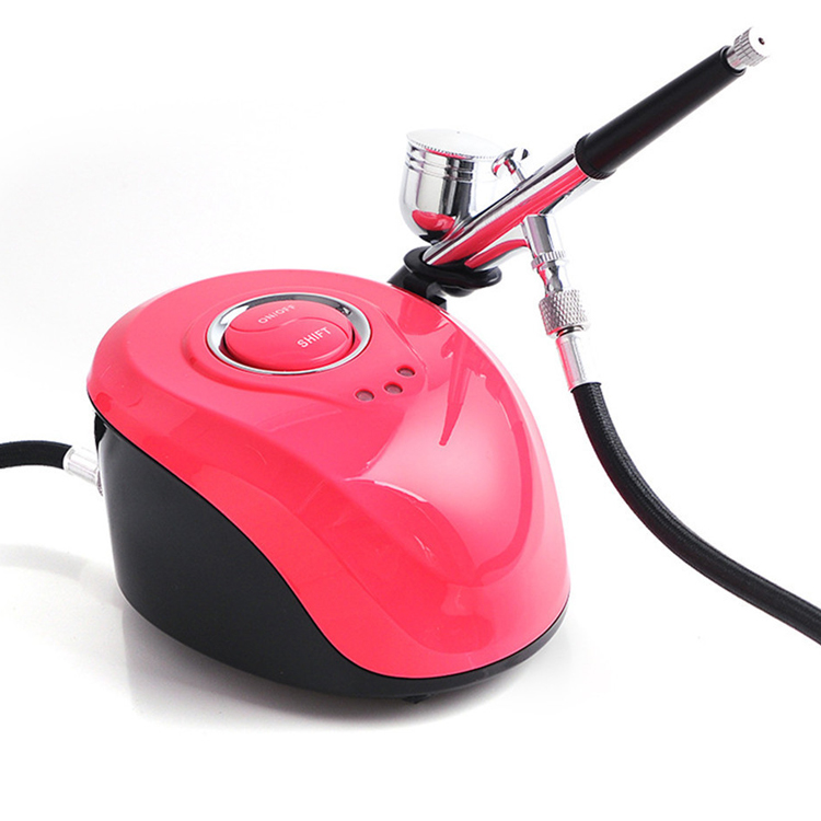 طقم فرشاة هوائية محمولة احتراف - مراجعة Airbrush Kit With Mini Compressor وسعره