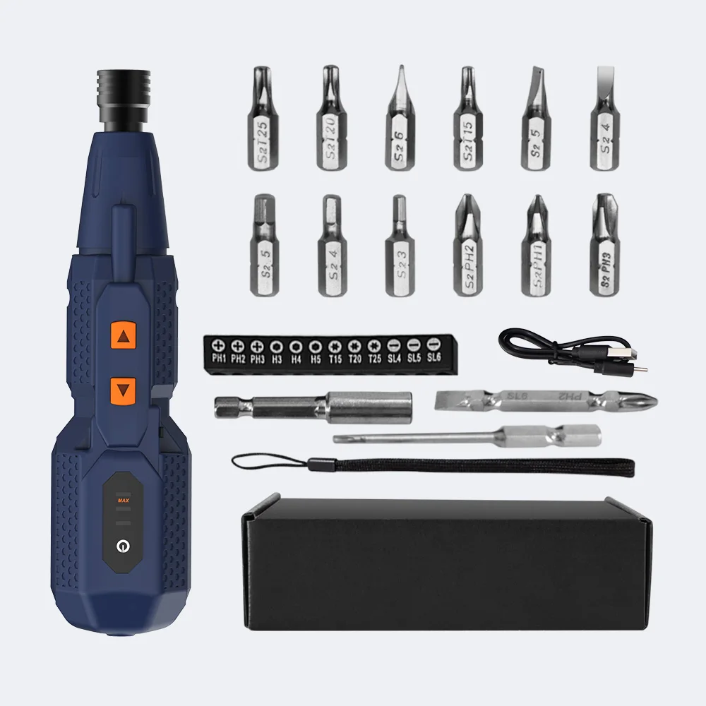 مجموعة مفكات كهربائية لاسلكية  - مراجعة Electric Screwdriver Rechargeable Usb وسعره