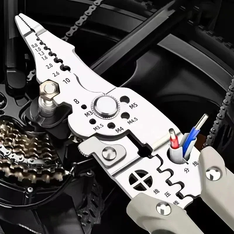 أداة تجعيد الأسلاك وقاطع الكاب - مراجعة Automatic Wire Stripper Cutter وسعره