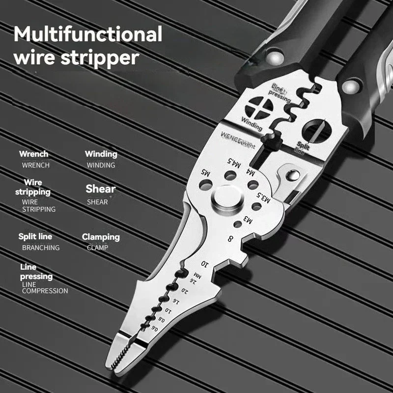 أداة تجعيد الأسلاك وقاطع الكاب - مراجعة Automatic Wire Stripper Cutter وسعره