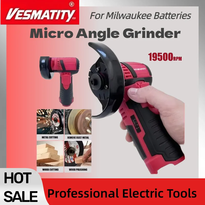 جلاخة زاوية صغيرة كهربائية بدو - مراجعة Brushless Angle Grinder Battery Powered وسعره