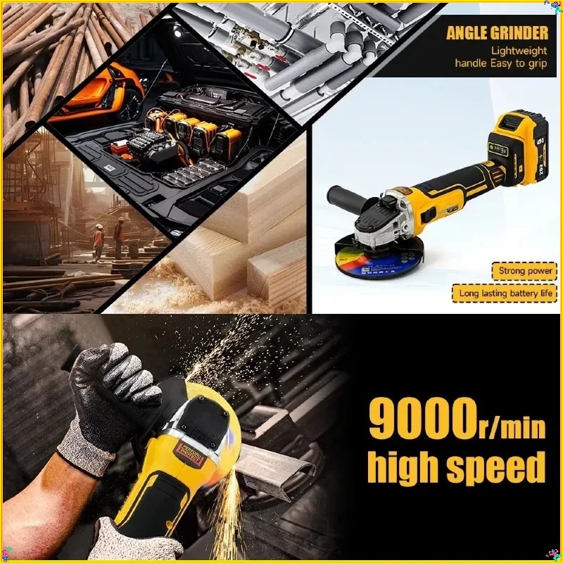 جلاخة زاوية ديوالت DCG405 برأس - مراجعة Brushless Angle Grinder Battery Powered وسعره