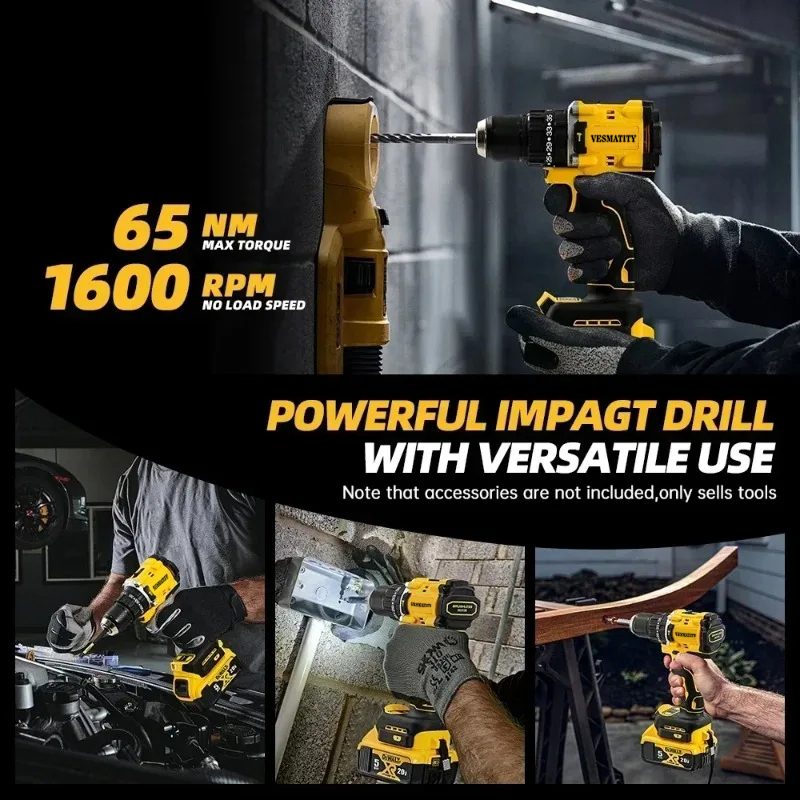 مثقاب كهربائي DCD805 بدون فرشا - مراجعة Brushless Cordless Electric Drill 18V وسعره