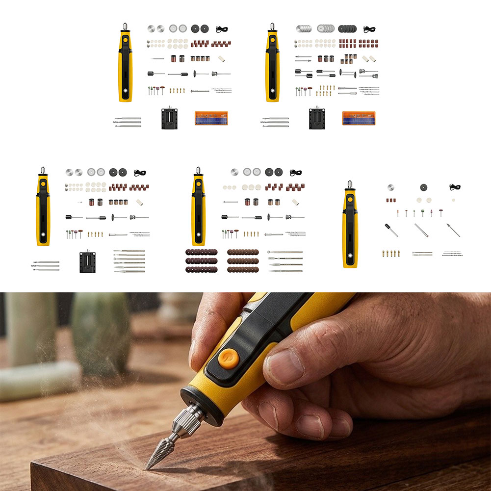 أداة دوارة كهربائية بدون فرشاة - مراجعة Cordless Rotary Tool Kit Accessories وسعره