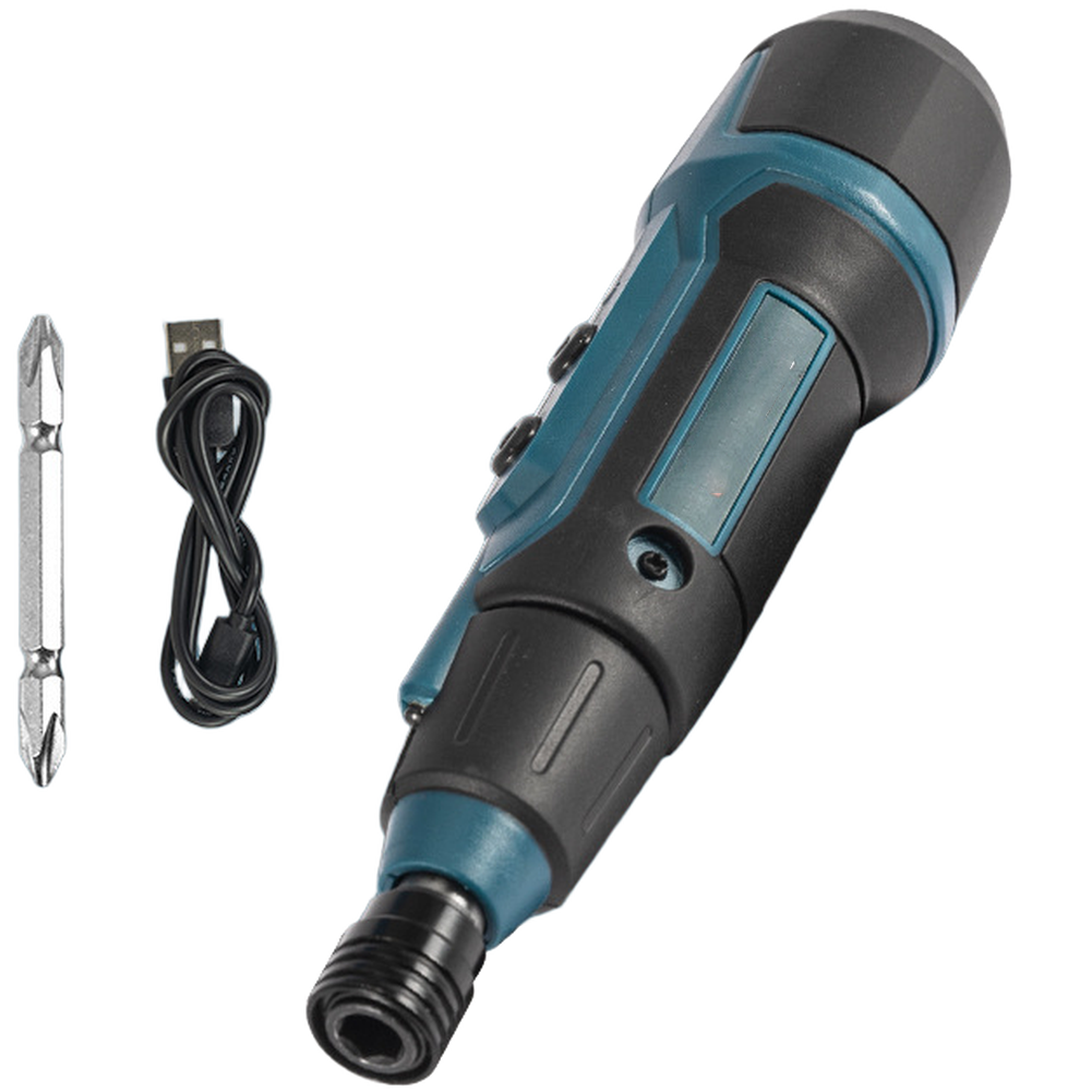 مفك كهربائي لاسلكي 3.6 فولت مع - مراجعة Electric Screwdriver Rechargeable Usb وسعره