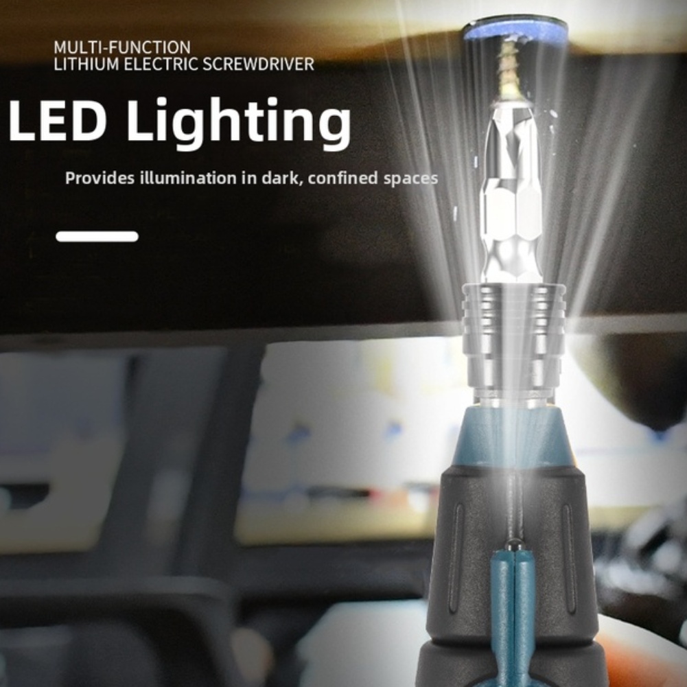 مفك كهربائي لاسلكي 3.6 فولت مع - مراجعة Electric Screwdriver Rechargeable Usb وسعره