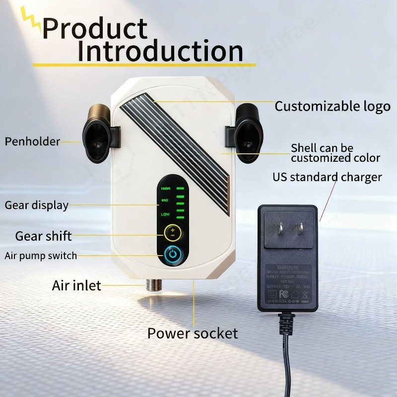طقم ضاغط هواء صغير للرسم بالهو - مراجعة Airbrush Kit With Mini Compressor وسعره