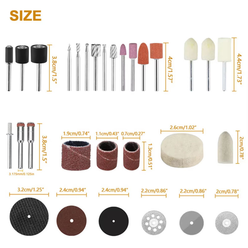 35/88/120 قطعة مجموعة ملحقات ا - مراجعة Cordless Rotary Tool Kit Accessories وسعره