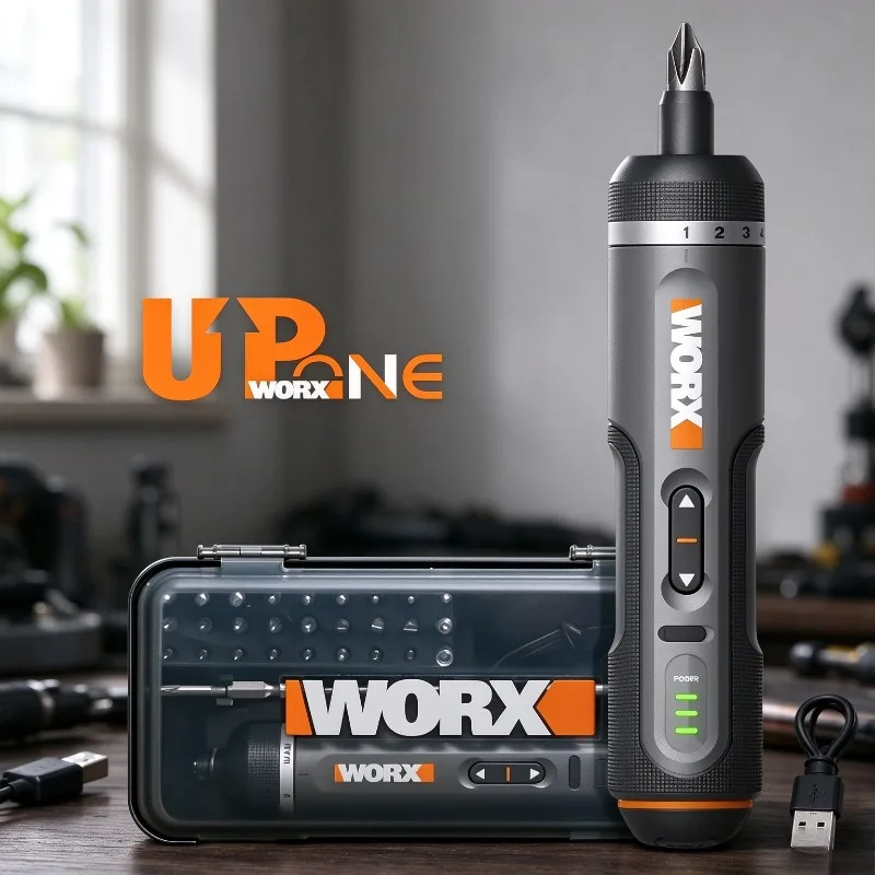 مجموعة مفكات كهربائية WORX WX2 - مراجعة Electric Screwdriver Rechargeable Usb وسعره