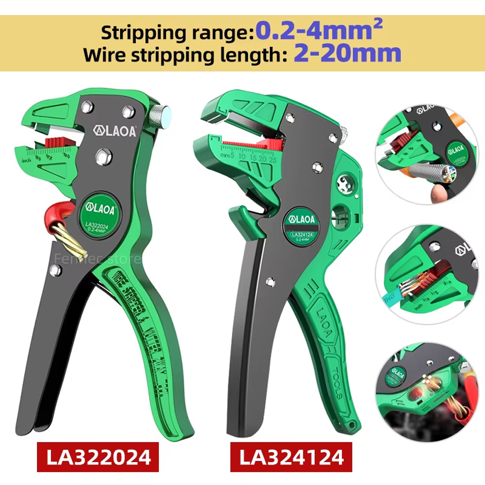 أدوات تعرية الأسلاك من LAOA كم - مراجعة Automatic Wire Stripper Cutter وسعره