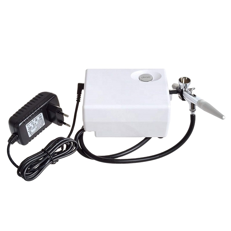طقم فرشاة هوائية احترافية BT-1 - مراجعة Airbrush Kit With Mini Compressor وسعره