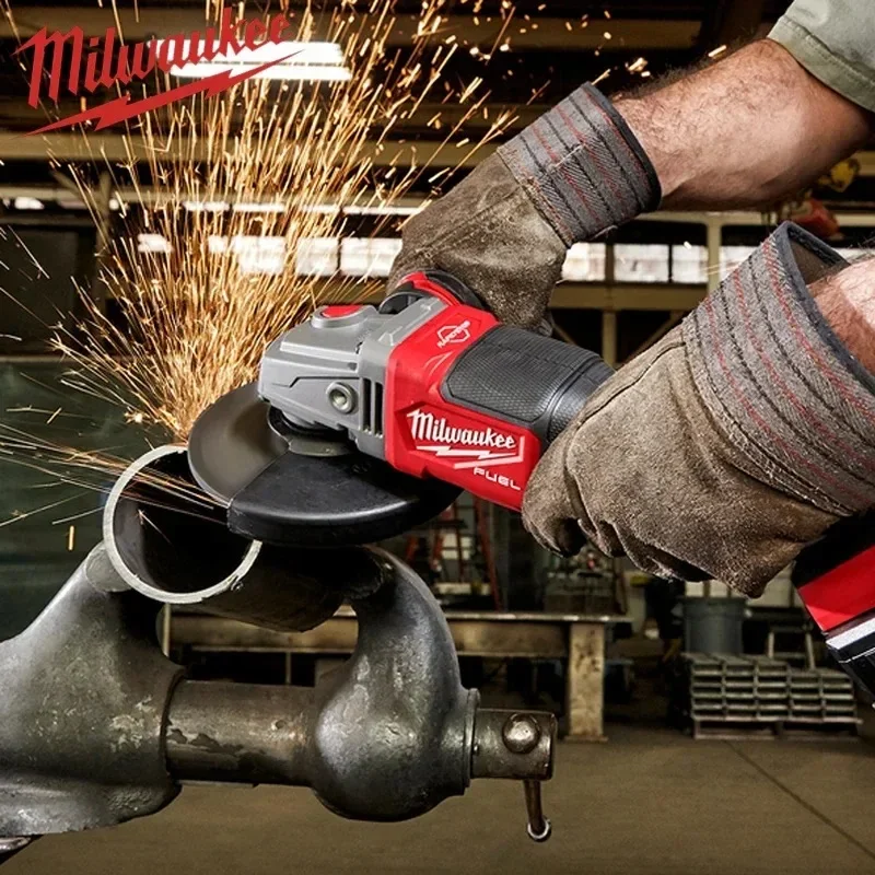 جديد أصلي من ميلووكي، ماكينة ج - مراجعة Brushless Angle Grinder Battery Powered وسعره