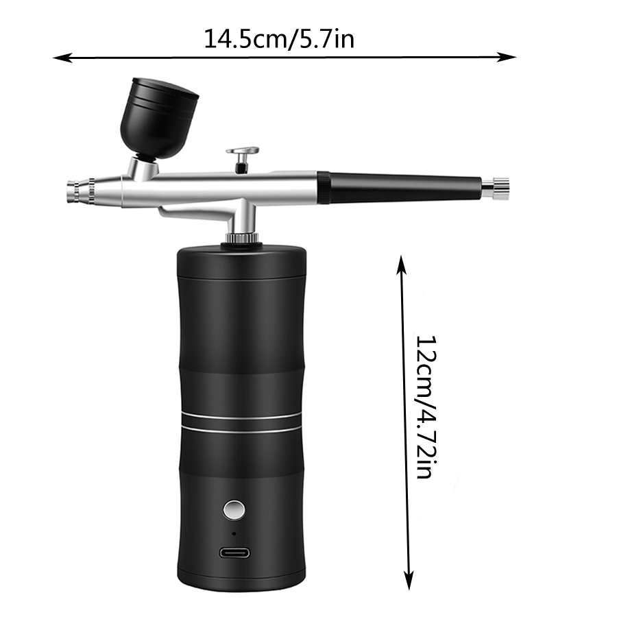 مجموعة أدوات الرسم بالهواء الم - مراجعة Airbrush Kit With Mini Compressor وسعره